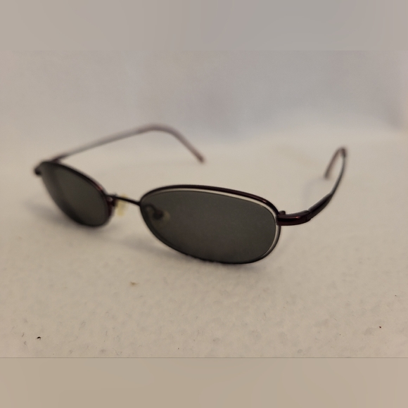 Covergirl wire frame eye glasses,  vintage wine color main image 8